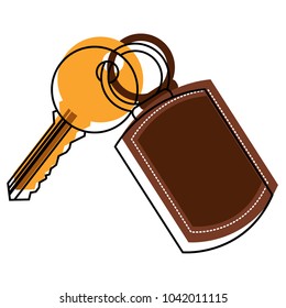 key with keychain access door