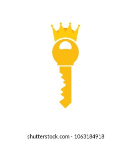 Key King Logo Icon Design