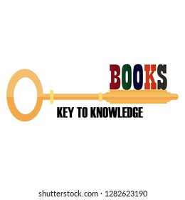 Key of Knowledge on Book.