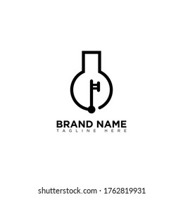 Key Lab Logo Design Template