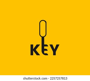 key letter vector logo templet.