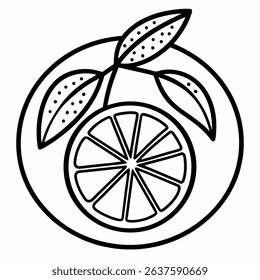 key lime line art vector icon