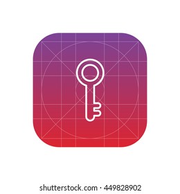 key line icon