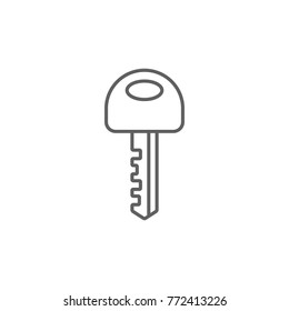 Key line icon vector