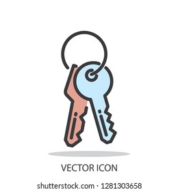 key line icon - vector illustration eps10
