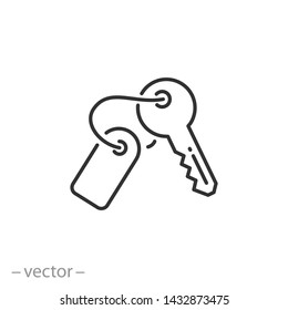 key line icon - vector illustration eps10
