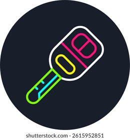 Key Line Multi Colour Circle