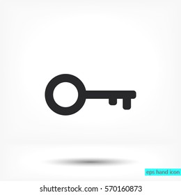 Key line vector icon