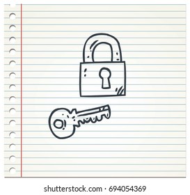 Key and lock 