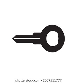 Key lock black icon security protection background design.