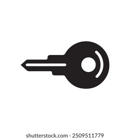 Key lock black icon security protection background design.