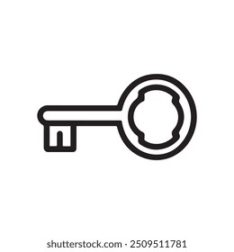 Key lock black icon security protection background design.