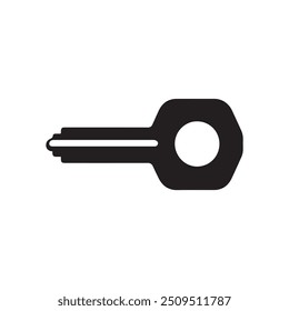 Key lock black icon security protection background design.