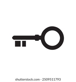 Key lock black icon security protection background design.