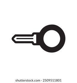 Key lock black icon security protection background design.