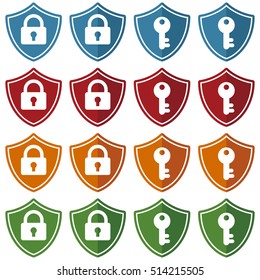 Key and lock icon
