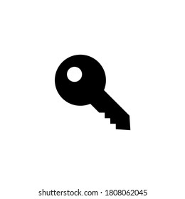 Key lock icon symbol vector design