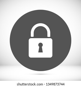 key lock icon vector eps 10