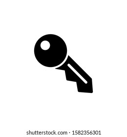 key, lock icon vector illustration  logo template 
