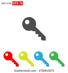 vector de icono de bloqueo de clave, seguro