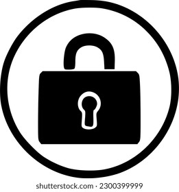 key lock icon vector symbol design illustration