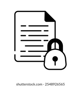 key lock icon with white background vector stock illustration