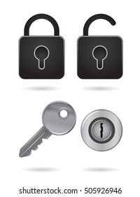 Key and lock isolated object