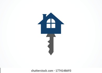 key lock real estate logo