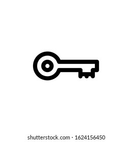 Key, Lock, Security Icon. Business Icon Set Vector Logo Symbol

