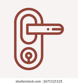 Diseño de Ilustración vectorial útil de moda de la obra de arte del símbolo de la cerradura de la llave hermoso fondo colorido.eps