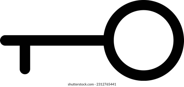 key lock unlock safety internet Glyph