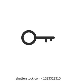 key and lock vector icon