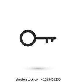 key and lock vector icon