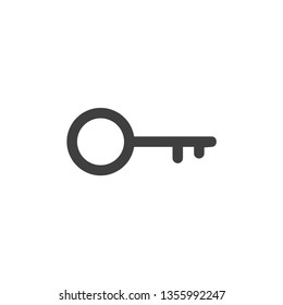 key and lock vector icon