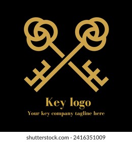 diseño del logotipo de la compañía de logotipos de claves