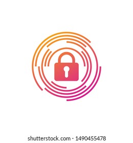 Key Logo Design Concept Vector. Security Icon Symbol. Illustration
