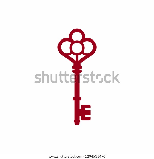 Key logo design\
template vector\
illustration