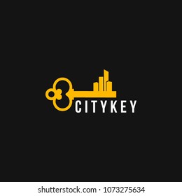 Key Logo Design Vector