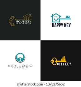 Key Logo Design Vector