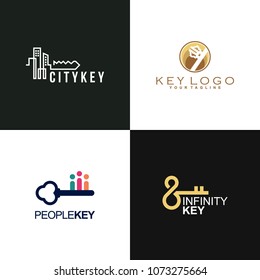 Key Logo Design Vector Stock Vector (Royalty Free) 1073275664 ...