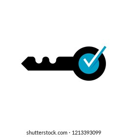 Key Logo Design Vector