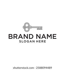 Key logo design vector,editable eps 10