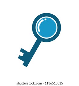 Key logo. Home icon. Lock symbol. Vector eps 08.