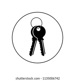 Key logo, icon