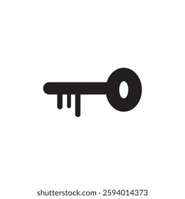 key logo icon illustration flat