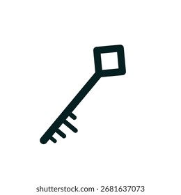 key logo icon illustration flat