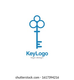 Key Logo and Icon Vector Template