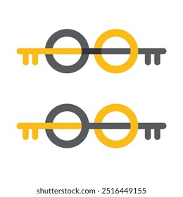 Key Logo Icon Vector Template Illustration
