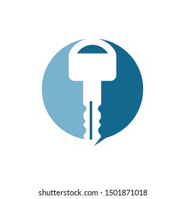 key logo icon vetor illustration design template