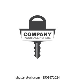 key logo icon vetor illustration design template